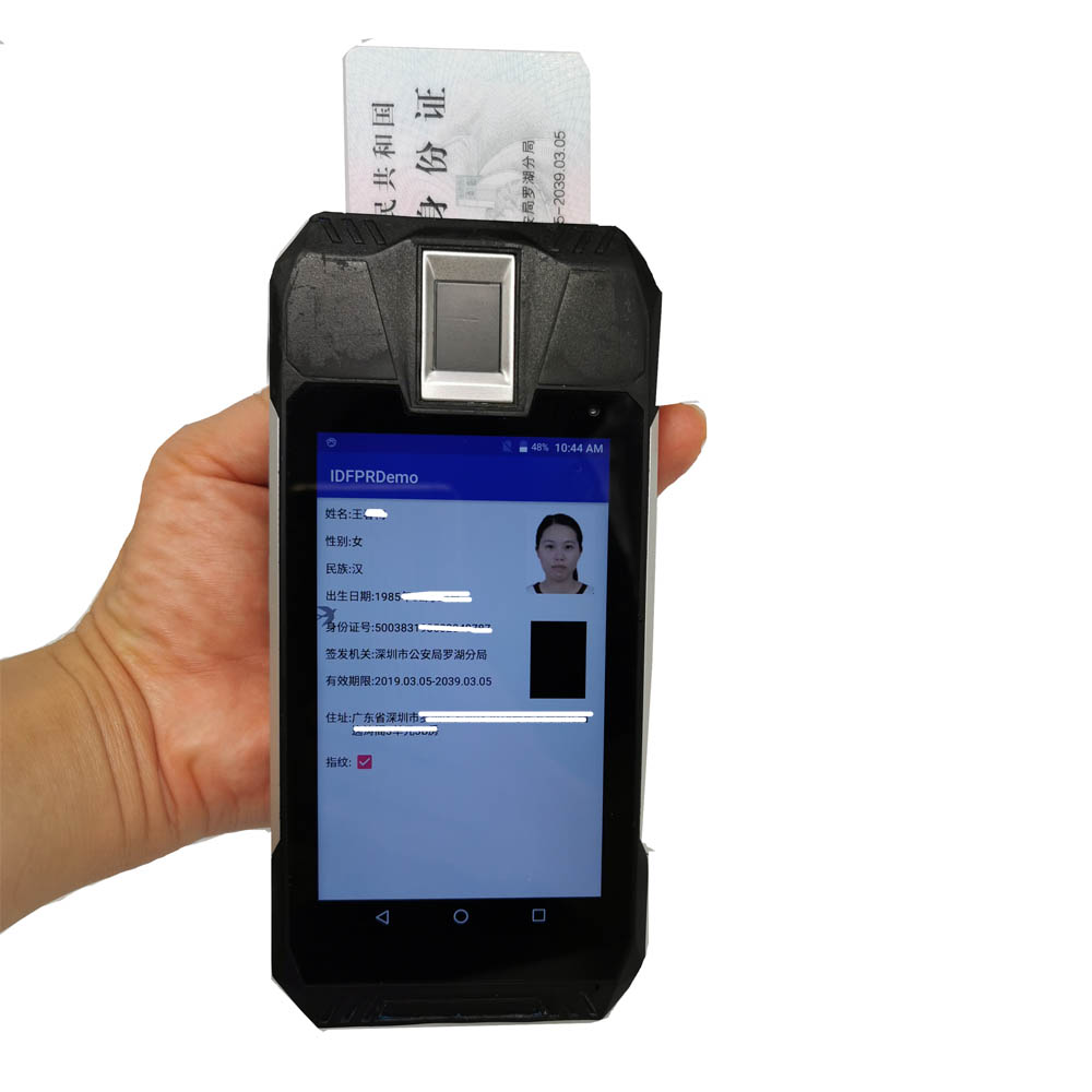 Handheld Rugged IP68 Android Military Police Patrol Narodowy ID Biometryczny PDA
