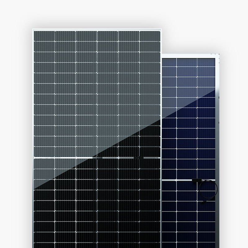 515W-535W Komercyjne Bifacial Mono Clear Backsheet MBB Half-cut Panele słoneczne
