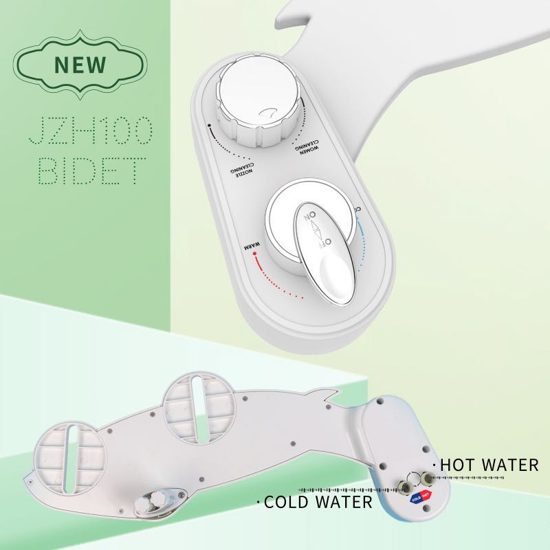 Regulowane ciśnienie wody Zimna i ciepła woda Ręczny bidet z natryskiem wody
