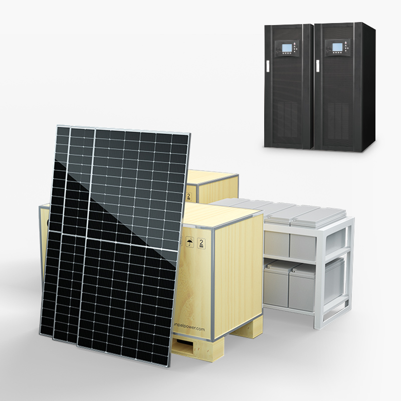 20 kW dziennie 3-fazowy system solarny z wyłączeniem sieci Cena z przechowywaniem baterii
