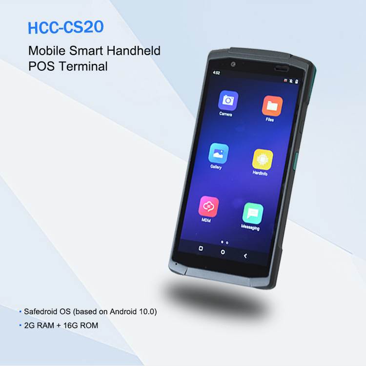 4G 5,7-calowy automatyczny skaner kodów kreskowych Terminal Android POS z NFC HCC-CS20
