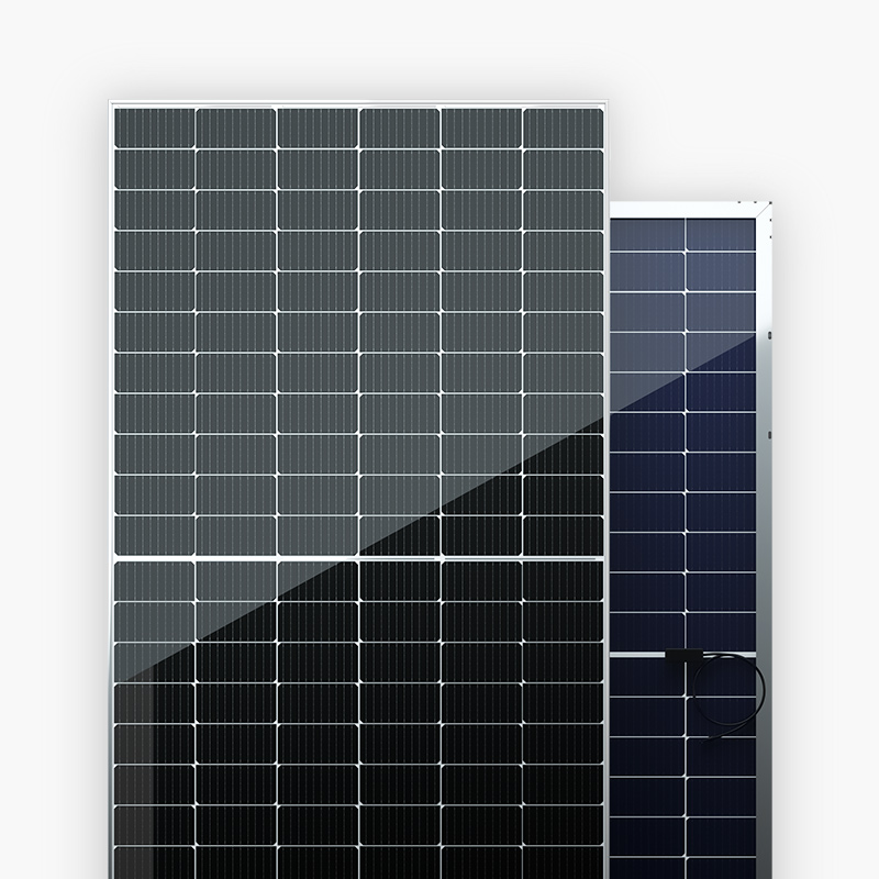 Moduł fotowoltaiczny z podwójnym szklanym panelem słonecznym 182 ogniw 500 W Mono PERC
