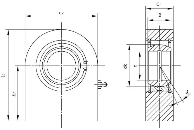 Hydrauliczne końcówki drążków SF70ES