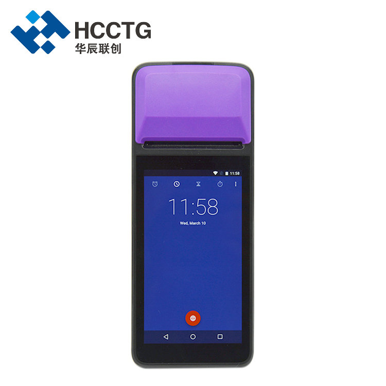 3G Smart Handheld POS 5-calowy wyświetlacz dotykowy Maszyna do płatności zbliżeniowych z drukarką R330C
