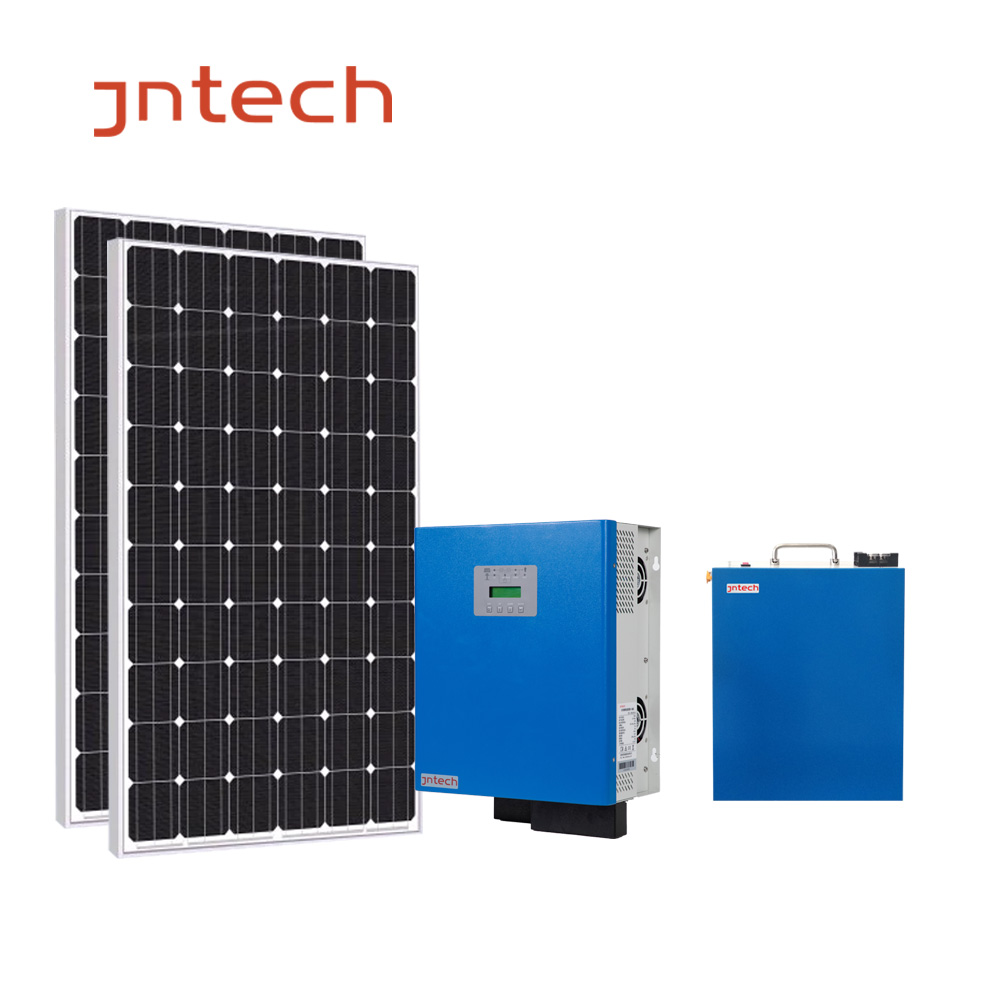 JNTECH Kompletny system energii słonecznej Dom 5KW 3KW 1KW 2KW 4KW Off Grid Hybrid Solar Power Panel System

