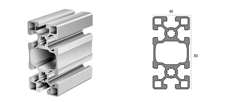 Architektoniczny profil aluminiowy