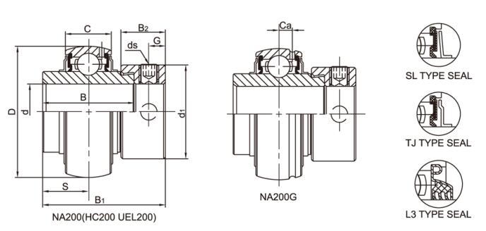 Wkładka łożyskowa NA210 L3