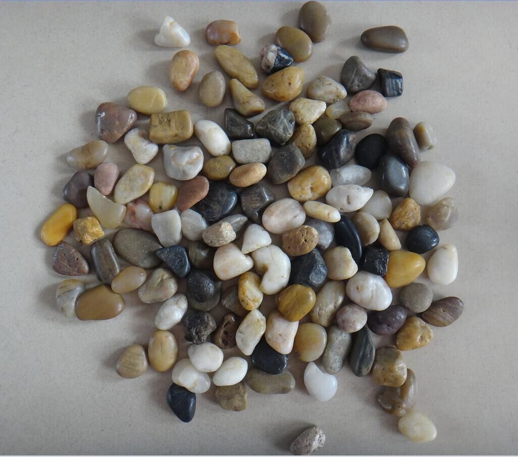Mieszane kolory polerowany/naturalny kamień żwirowy
