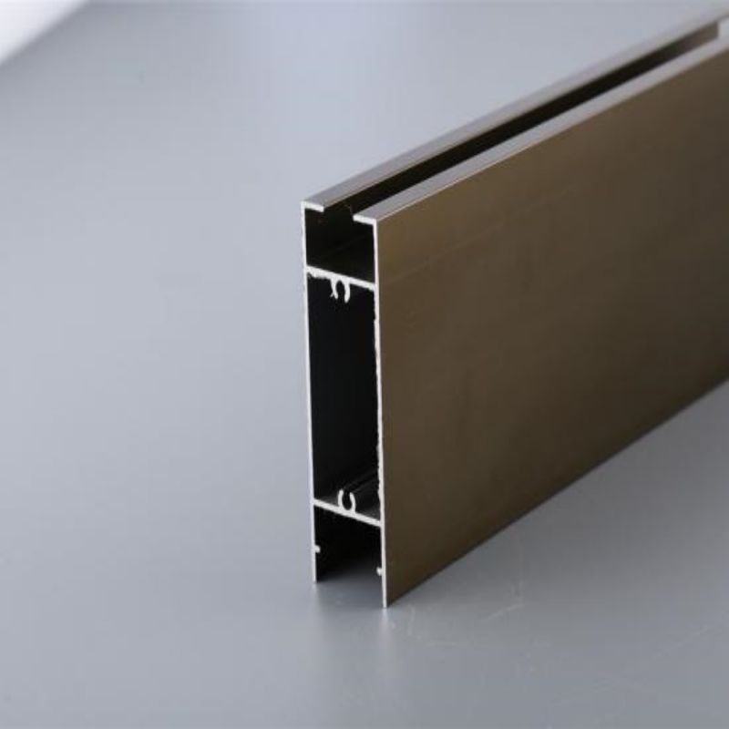 Profil aluminiowy 6063 6061 sprawia, że ​​drzwi okna anodowane srebrne matowe profile aluminiowe rama okienna,
