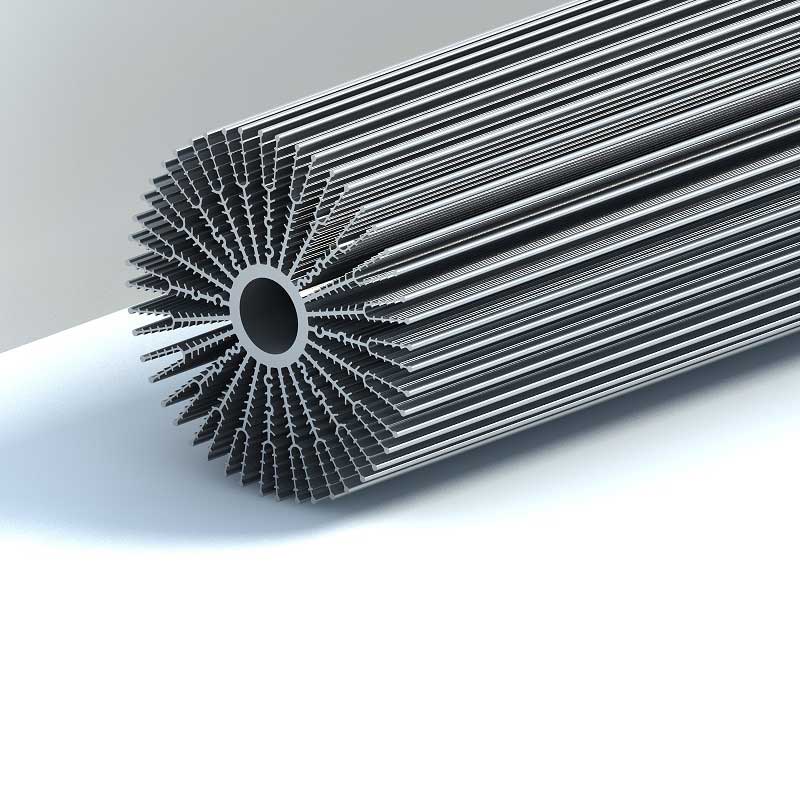 Profil aluminiowy do radiatora
