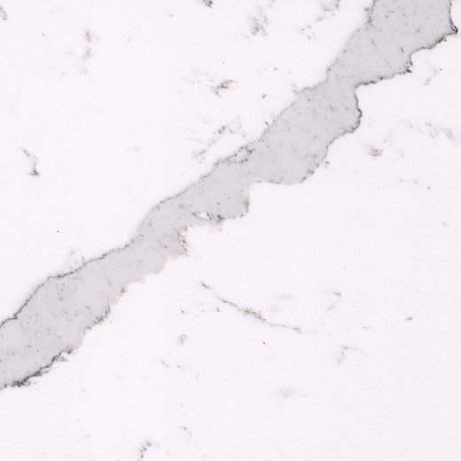 OP9009 Calacatta Biały zaprojektowany kamień kwarcowy Popularny kolor blatu produkcyjnego
