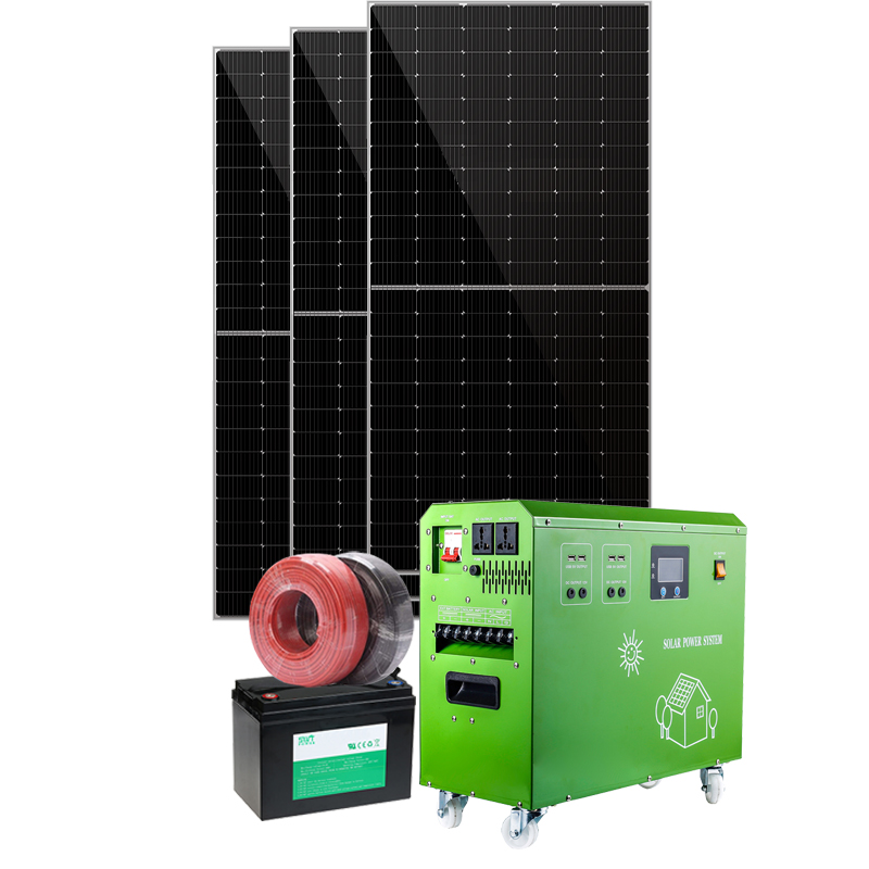 Solar Energy System 3kw przenośny generator słoneczny z kompletną baterią panelową
