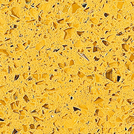 OP1802 Stellar Yellow Color Sztuczny kwarc do szafki kuchennej
