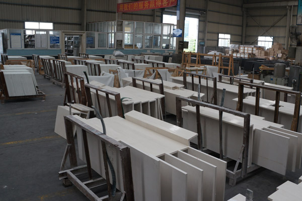 Warsztaty produkcji marmuru w Chinach