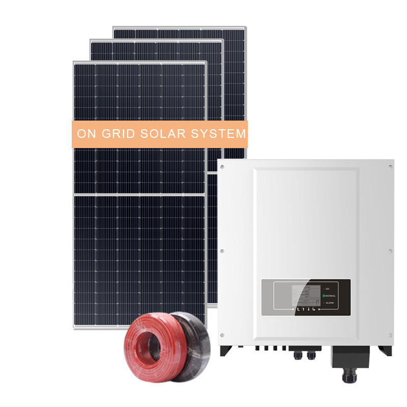 10KW -15KW do użytku komercyjnego lub domowego w sieciowym układzie słonecznym
