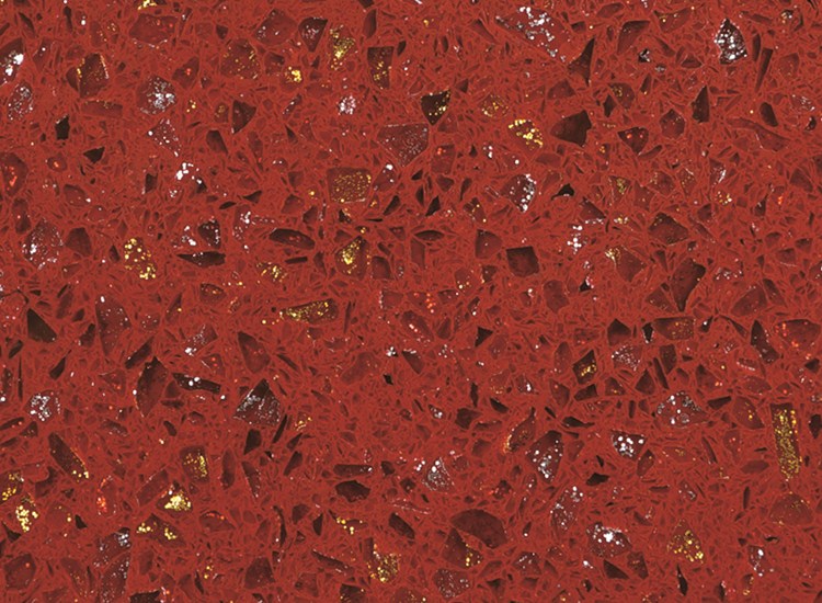 RSC7009 sztuczny lekko czerwony kamień kwarcowy
