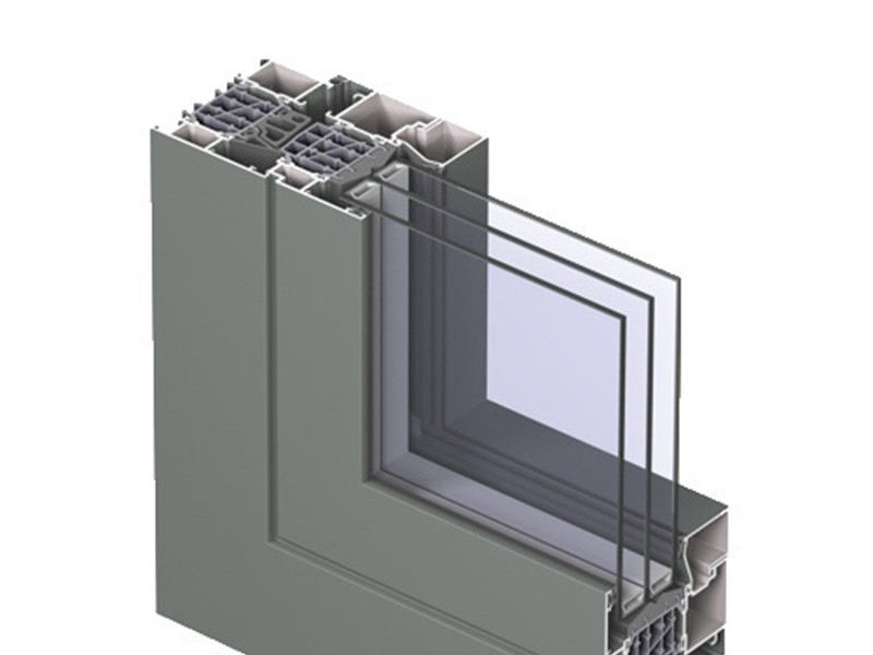Aluminiowy profil okienny do drzwi z powłoką proszkową PVDF Anodowany profil aluminiowy do wytłaczania w kształcie litery T
