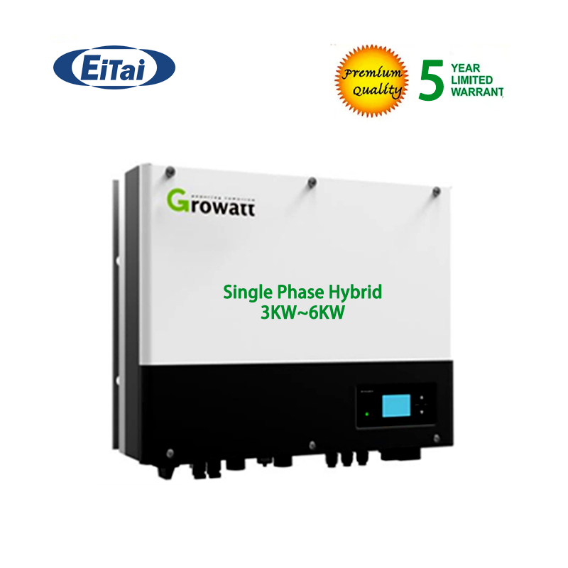 Inwerter hybrydowy Growatt Sph 3000-6000 Mppt jednofazowy do systemu panelowego

