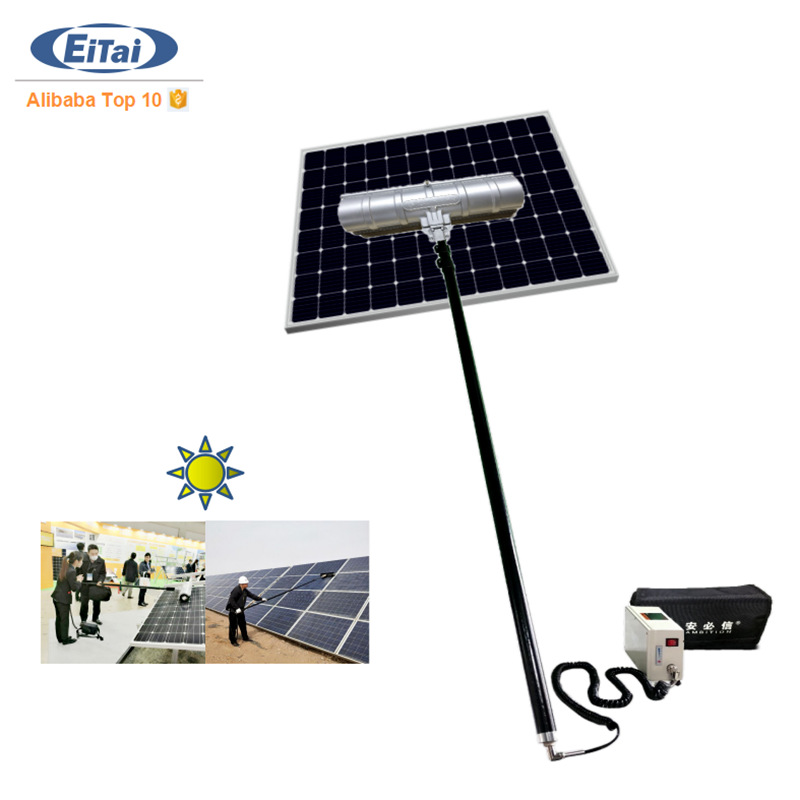 System czyszczenia paneli słonecznych EiTai z baterią Automatyczne czyszczenie paneli słonecznych Cena pompy wodnej

