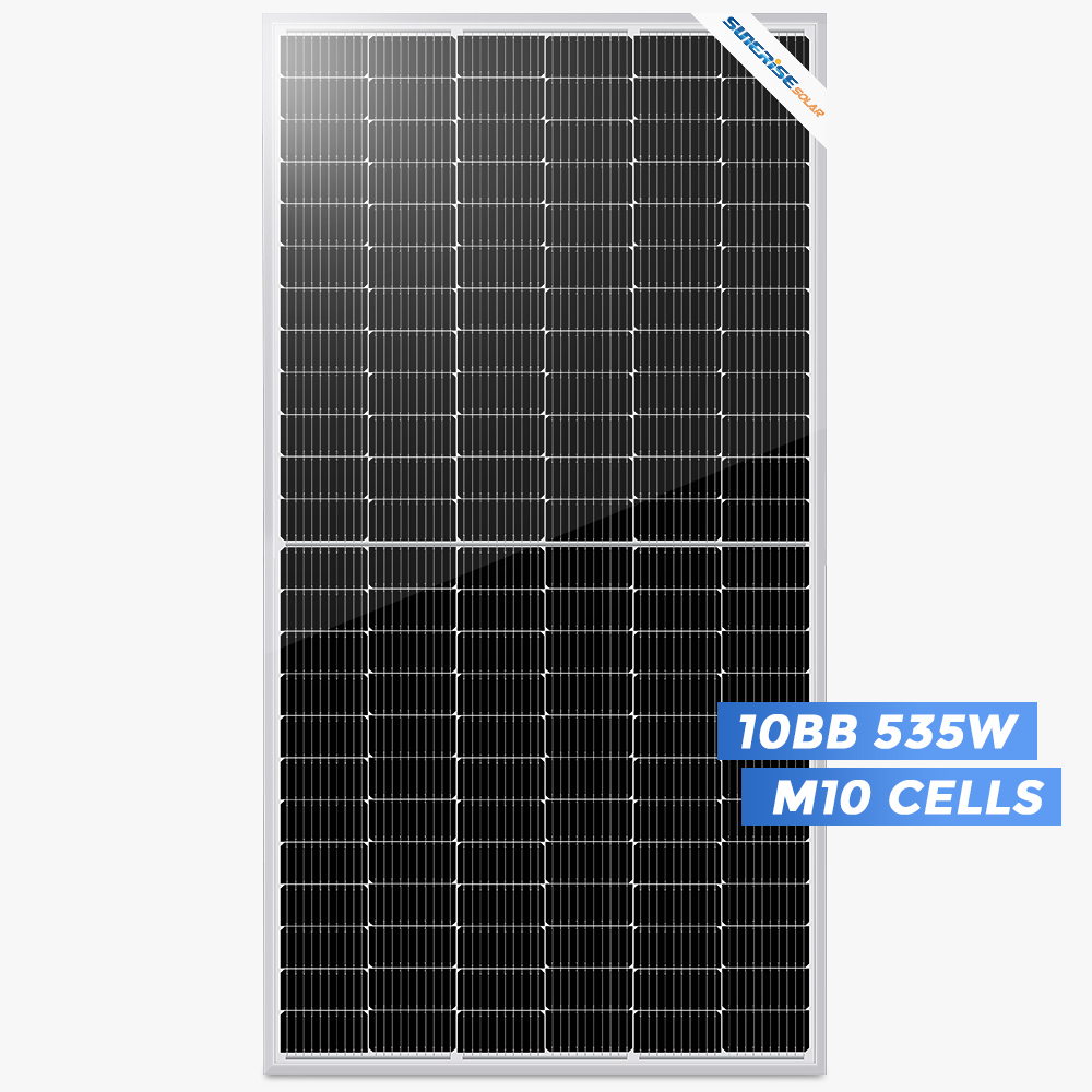 182 10BB Mono 535 watowy panel słoneczny z ceną fabryczną
