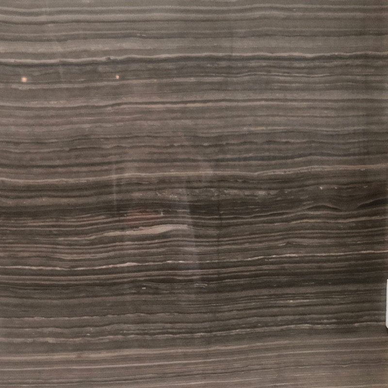 Polerowana płyta marmurowa z drewna Obama z cięciem żyły
