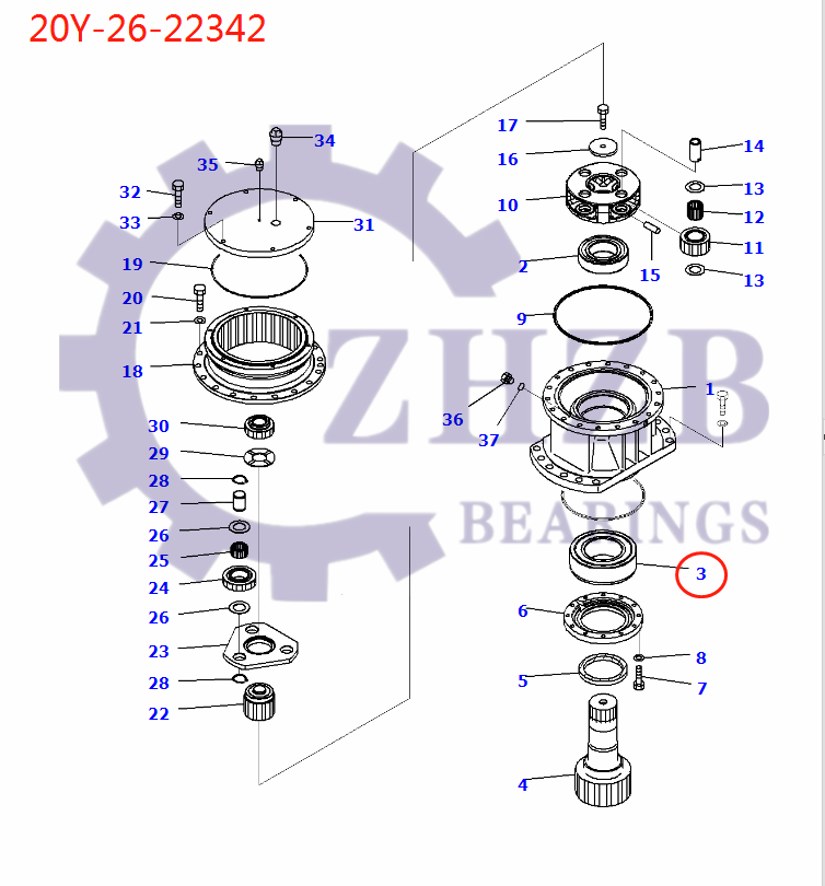 CZĘŚCI KOMATSU