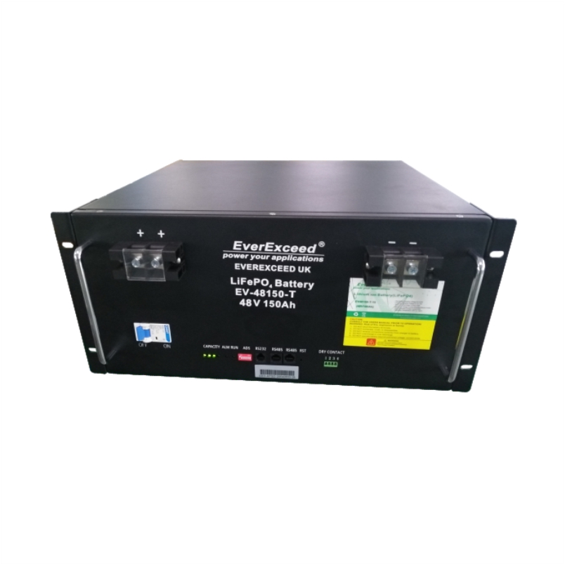 Zatwierdzenie UL Akumulator litowo-jonowy 48V 150ah LiFePO4 do telekomunikacji, komunikacji, BTS
