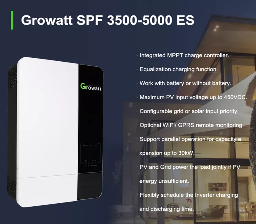 falownik solarny growatt 5000es