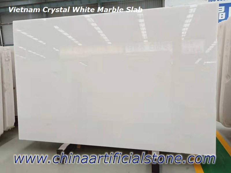 Premium Vietnam Crystal White Marble Jumbo Slabs

