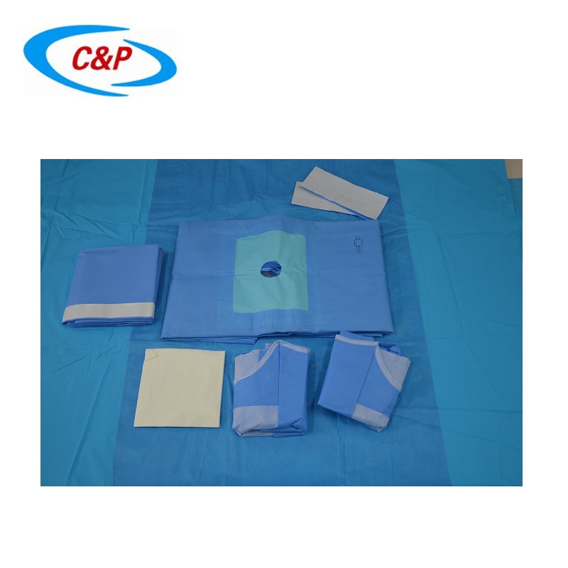 Jednorazowy sterylny pakiet włókninowy z certyfikatem CE na gorącą sprzedaż z suknią do użytku medycznego
