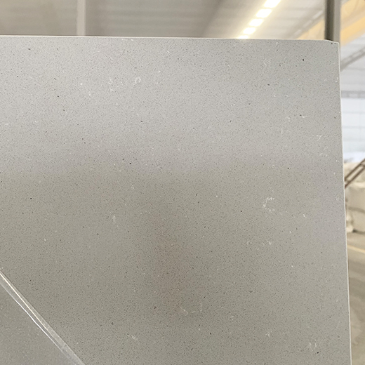 Szary sztuczny kamień Rogata powierzchnia Wygląd betonu Spiekana płyta kwarcowa do blatu
