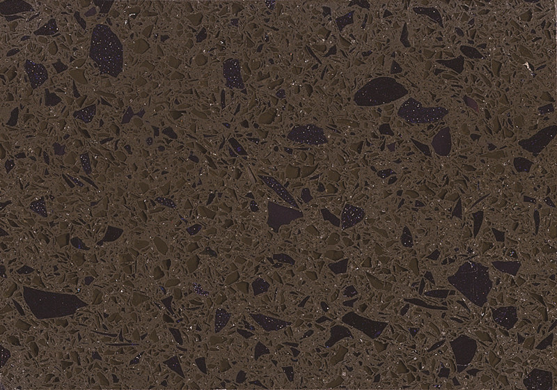 RSC 9013 ciemny kryształowo-brązowy kamień kwarcowy

