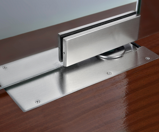 Nowy projekt i gorąca sprzedaż hartowanego szkła aluminiowego Sprężyny do drzwi obrotowych

