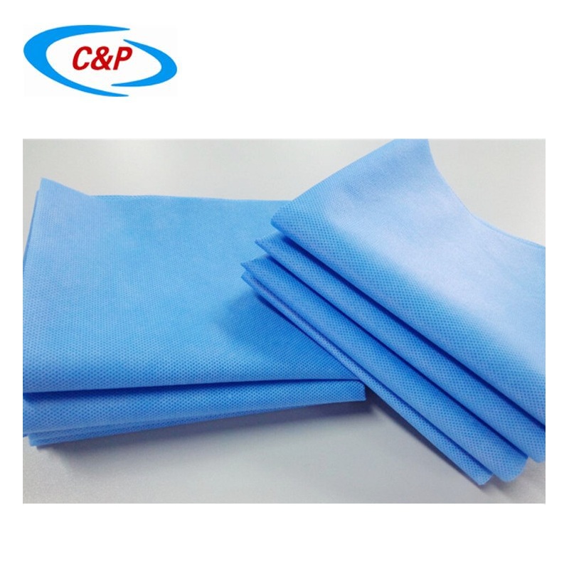 Certyfikowana CE gorąca sprzedaż Jednorazowa sterylna niebieska włóknina pojedyncza zwykła serwetka do użytku medycznego
