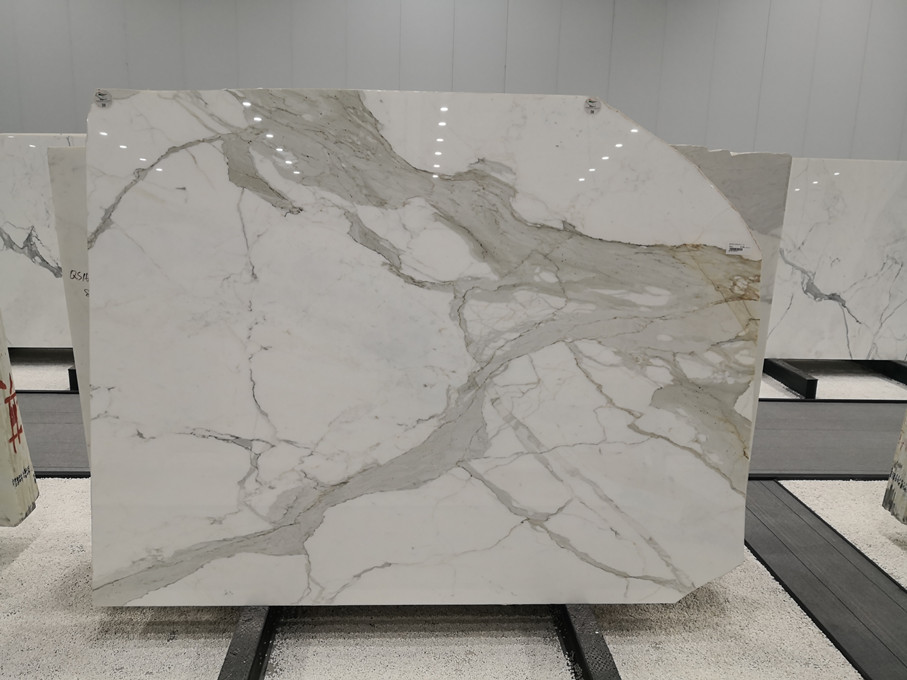 Calacatta White Luxury Marble Slab