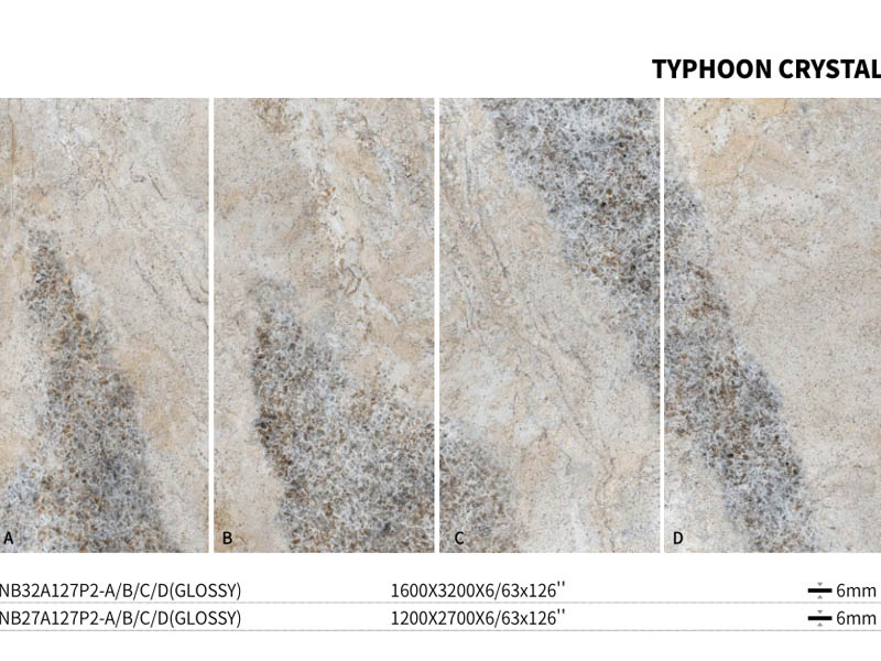 Dekton Sintered Stone Typhoon Crystal Panele ścienne
