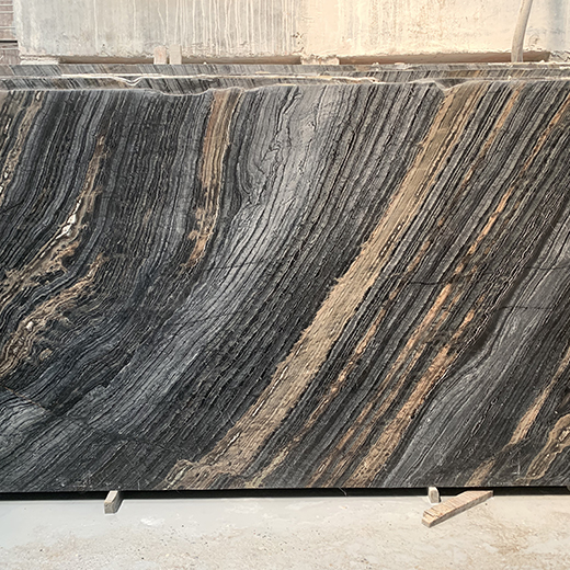 Czarny marmurowy stolik kawowy Ziarno drewna Marmurowa powierzchnia do polerowania Chiny Tanie marmurowe ceny
