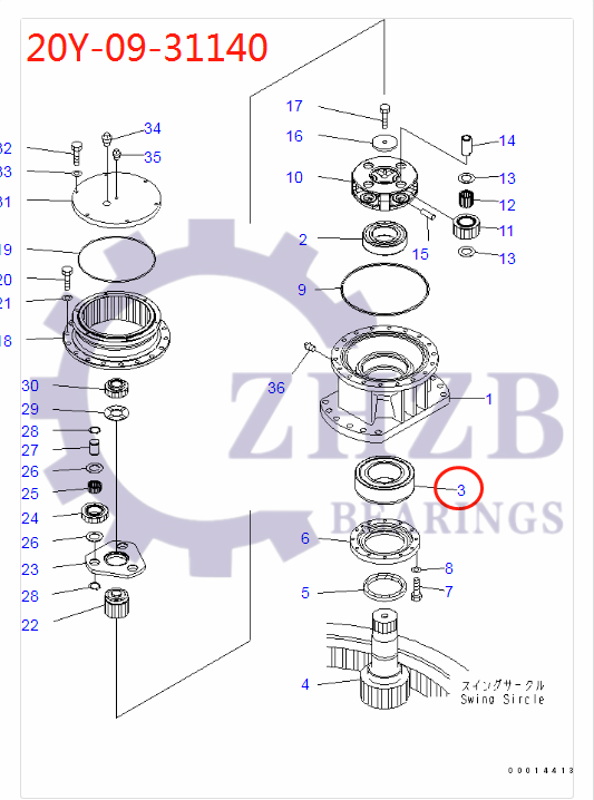 CZĘŚCI KOMATSU