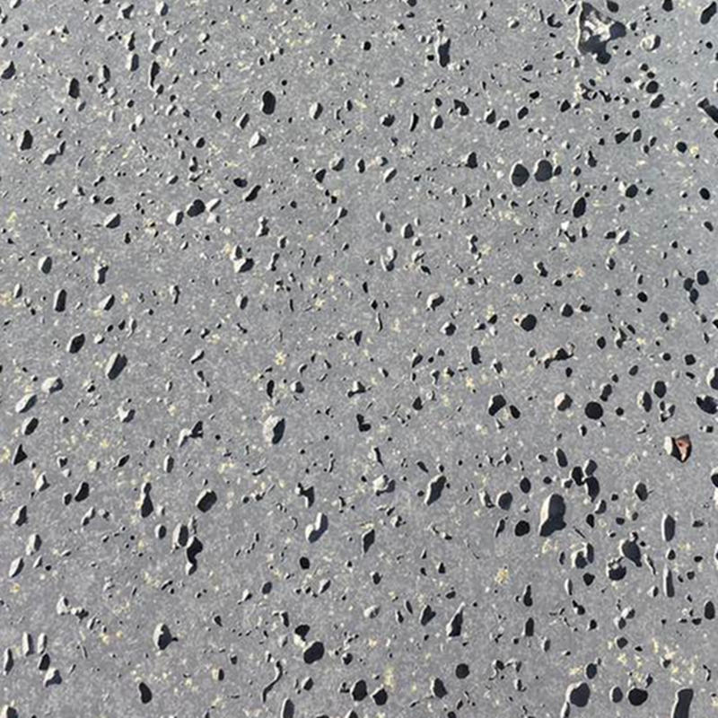 Czarne kamienie wulkaniczne z kamienia wulkanicznego, szlifowane płytki

