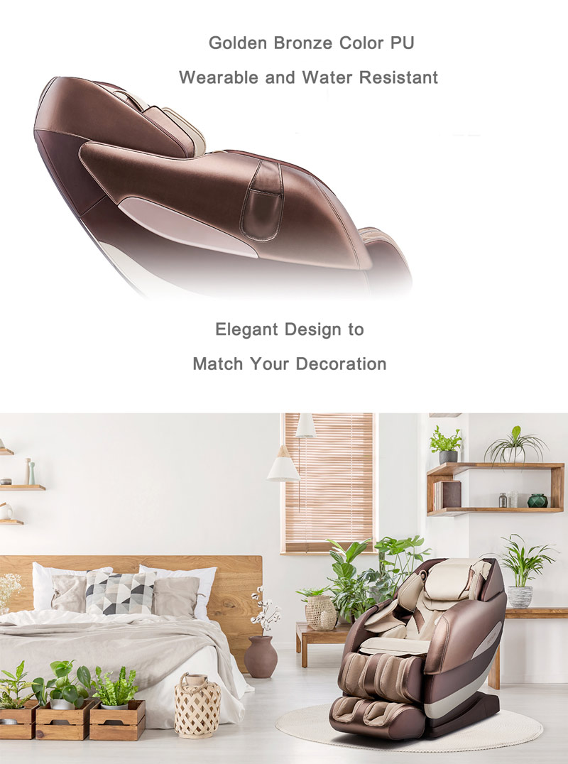 Fotel do masażu Delxue o eleganckim designie