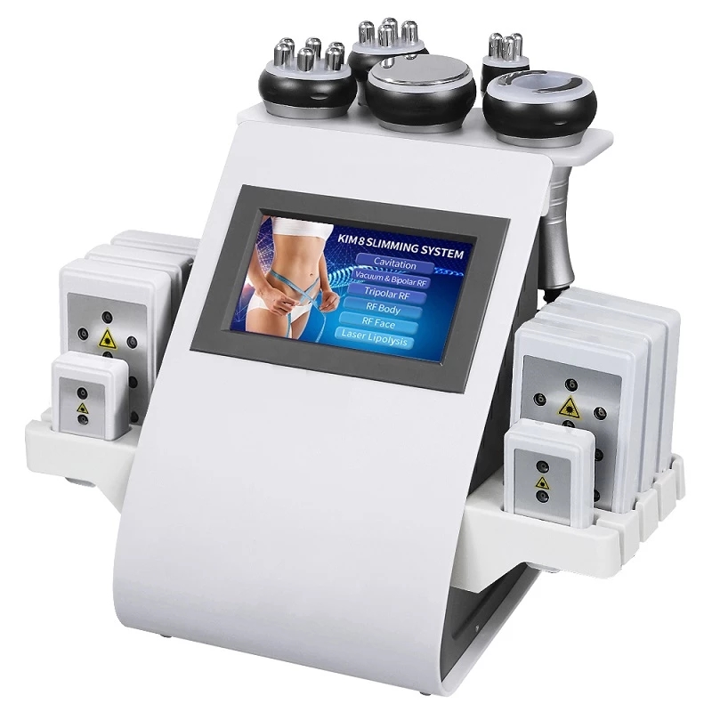 6 w 1 40K Ultradźwiękowa kawitacja RF Lipo Laser Odchudzanie Urządzenie upiększające