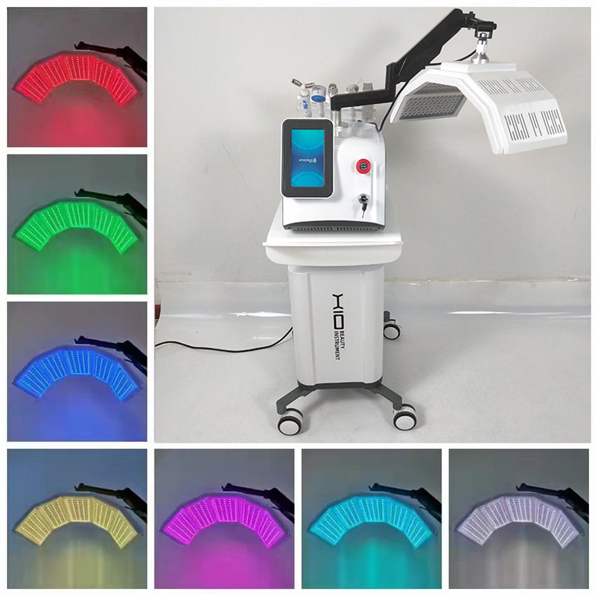 7 kolorów Led pdt bio-terapia światłem maszyna do odmładzania skóry 6 w 1 Rf sprzęt do terapii światłem podczerwonym do liftingu twarzy